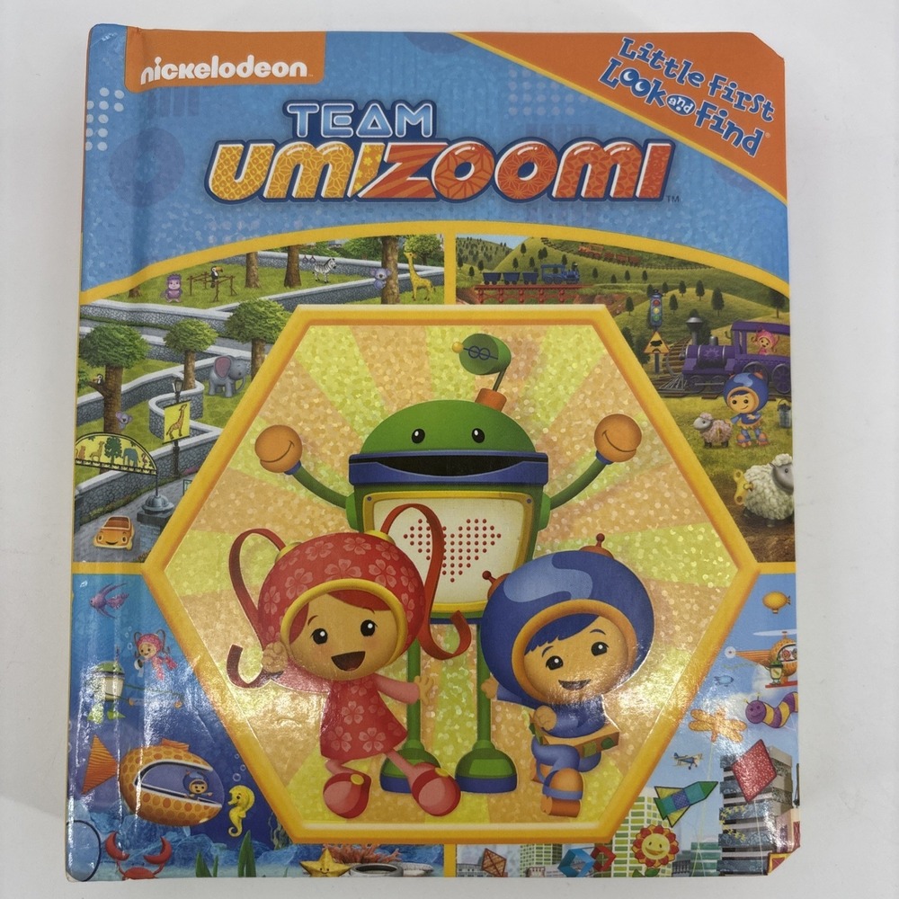 NICKELODEON: TEAM UMIZOOMI LITTLE FIRST LOOK‎ AND FIND Excellent Condition